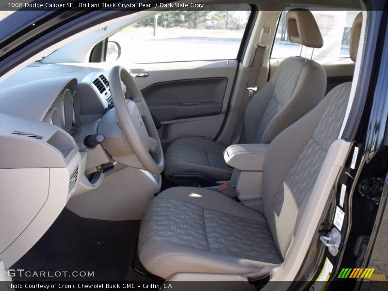 Brilliant Black Crystal Pearl / Dark Slate Gray 2008 Dodge Caliber SE