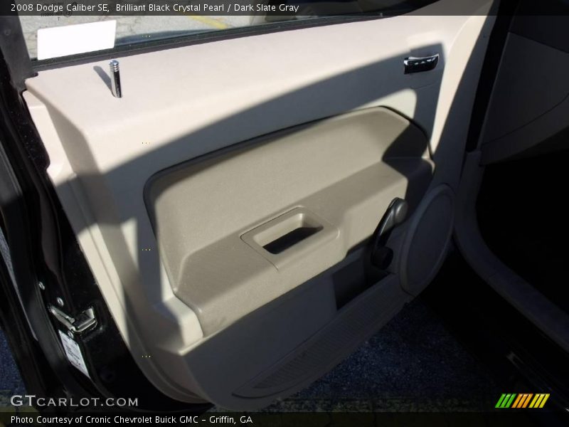 Brilliant Black Crystal Pearl / Dark Slate Gray 2008 Dodge Caliber SE