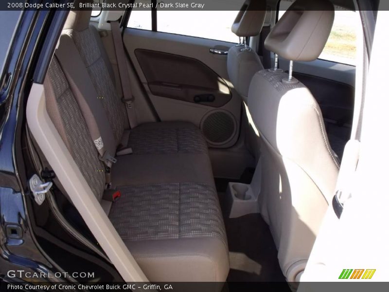 Brilliant Black Crystal Pearl / Dark Slate Gray 2008 Dodge Caliber SE