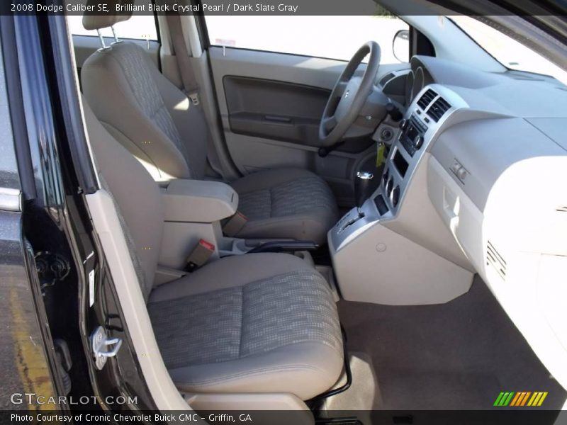 Brilliant Black Crystal Pearl / Dark Slate Gray 2008 Dodge Caliber SE