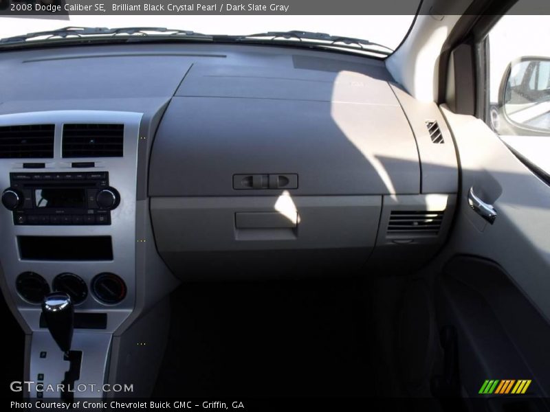 Brilliant Black Crystal Pearl / Dark Slate Gray 2008 Dodge Caliber SE