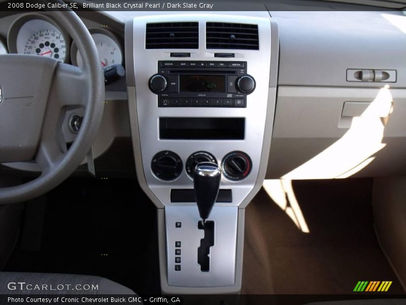 Brilliant Black Crystal Pearl / Dark Slate Gray 2008 Dodge Caliber SE