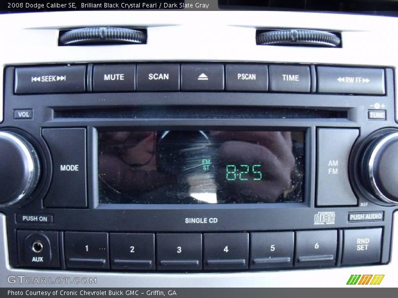 Brilliant Black Crystal Pearl / Dark Slate Gray 2008 Dodge Caliber SE