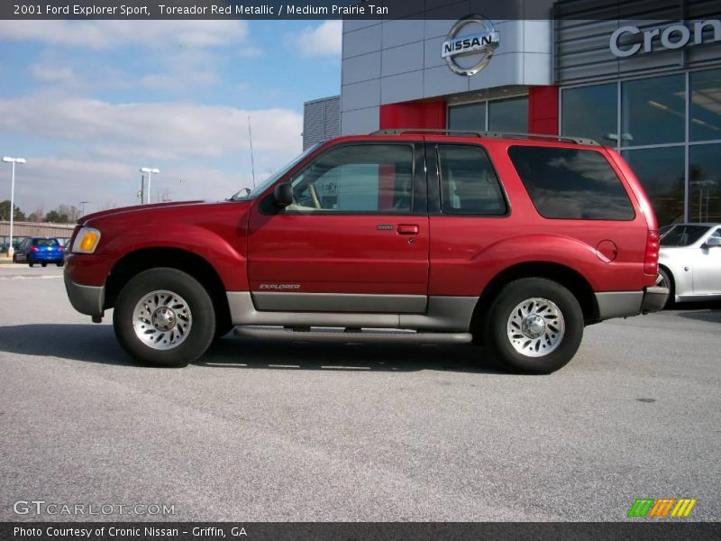 Toreador Red Metallic / Medium Prairie Tan 2001 Ford Explorer Sport