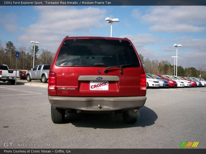 Toreador Red Metallic / Medium Prairie Tan 2001 Ford Explorer Sport
