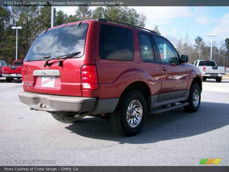 Toreador Red Metallic / Medium Prairie Tan 2001 Ford Explorer Sport
