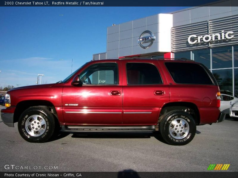 Redfire Metallic / Tan/Neutral 2003 Chevrolet Tahoe LT