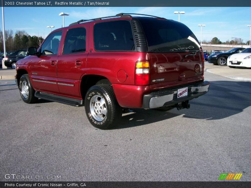 Redfire Metallic / Tan/Neutral 2003 Chevrolet Tahoe LT