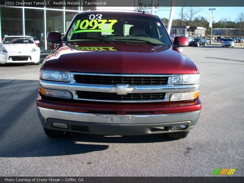 Redfire Metallic / Tan/Neutral 2003 Chevrolet Tahoe LT