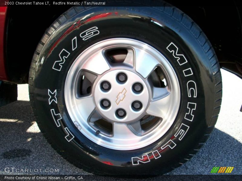 Redfire Metallic / Tan/Neutral 2003 Chevrolet Tahoe LT