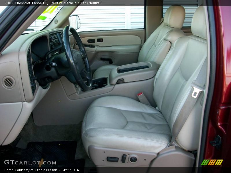 Redfire Metallic / Tan/Neutral 2003 Chevrolet Tahoe LT