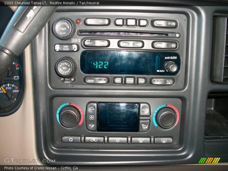Redfire Metallic / Tan/Neutral 2003 Chevrolet Tahoe LT