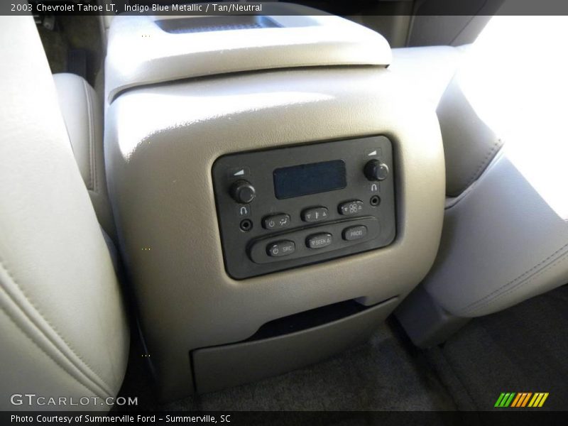 Indigo Blue Metallic / Tan/Neutral 2003 Chevrolet Tahoe LT