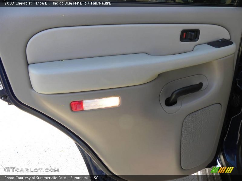 Indigo Blue Metallic / Tan/Neutral 2003 Chevrolet Tahoe LT