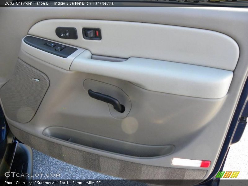 Indigo Blue Metallic / Tan/Neutral 2003 Chevrolet Tahoe LT