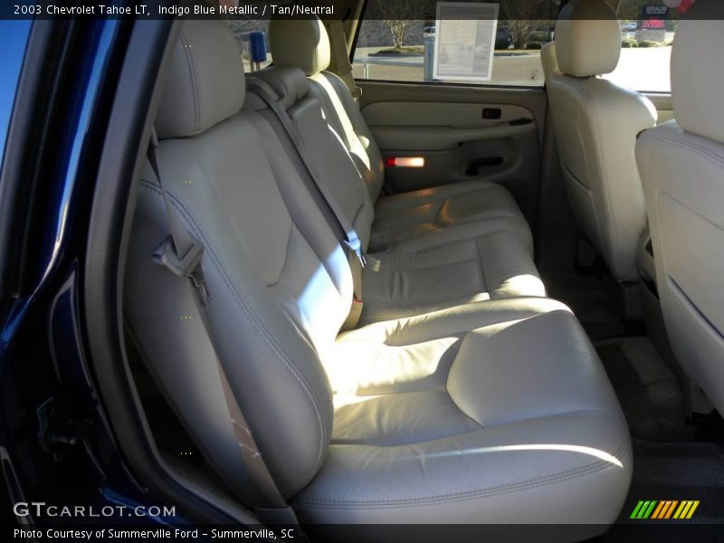 Indigo Blue Metallic / Tan/Neutral 2003 Chevrolet Tahoe LT