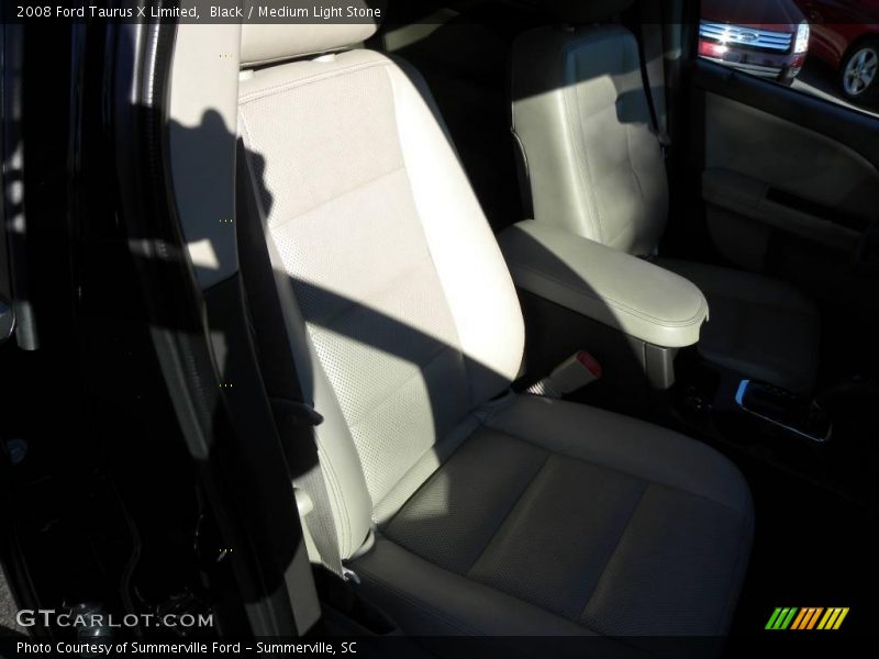 Black / Medium Light Stone 2008 Ford Taurus X Limited