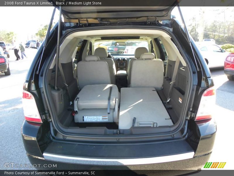 Black / Medium Light Stone 2008 Ford Taurus X Limited