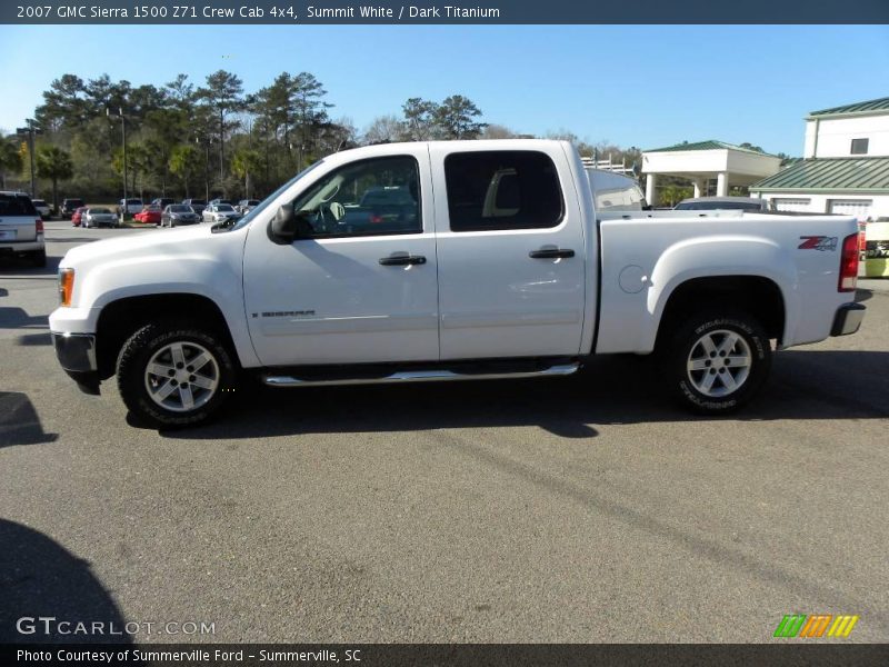 Summit White / Dark Titanium 2007 GMC Sierra 1500 Z71 Crew Cab 4x4