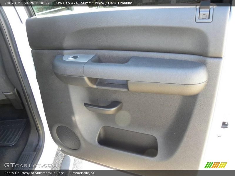 Summit White / Dark Titanium 2007 GMC Sierra 1500 Z71 Crew Cab 4x4