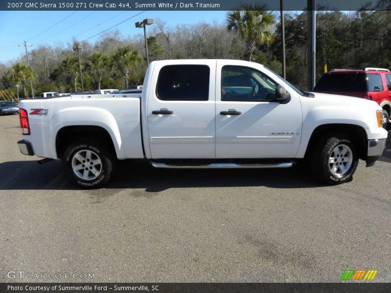 Summit White / Dark Titanium 2007 GMC Sierra 1500 Z71 Crew Cab 4x4