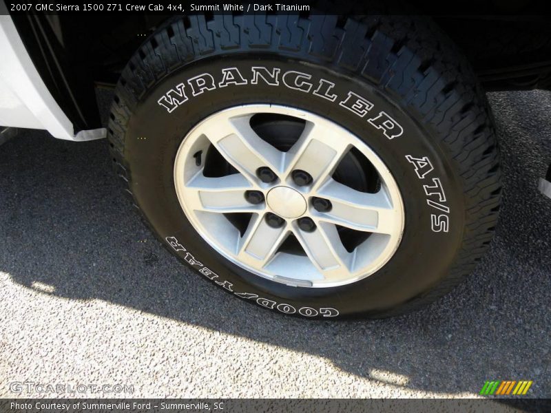 Summit White / Dark Titanium 2007 GMC Sierra 1500 Z71 Crew Cab 4x4