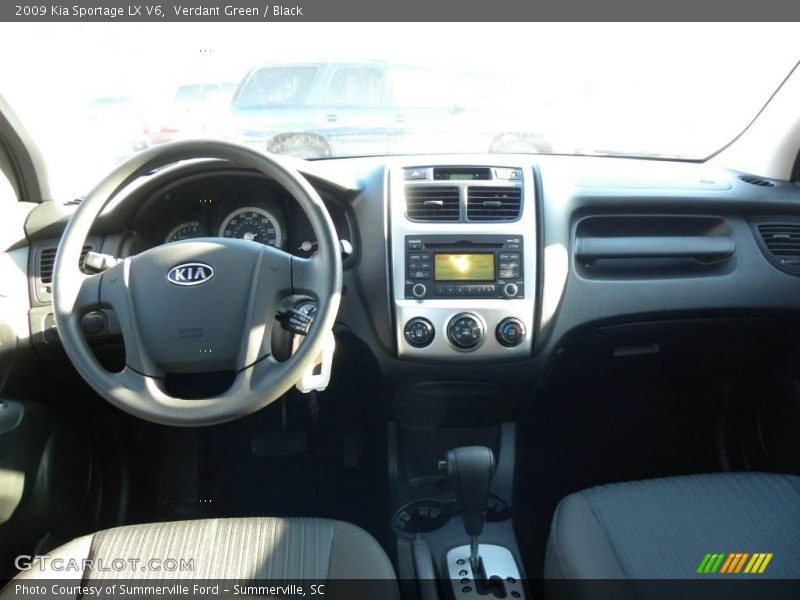 Verdant Green / Black 2009 Kia Sportage LX V6