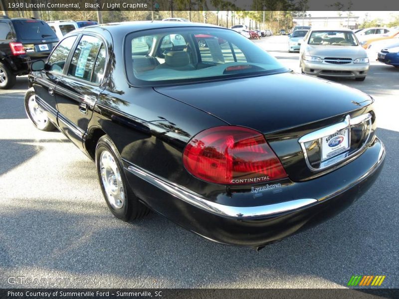 Black / Light Graphite 1998 Lincoln Continental