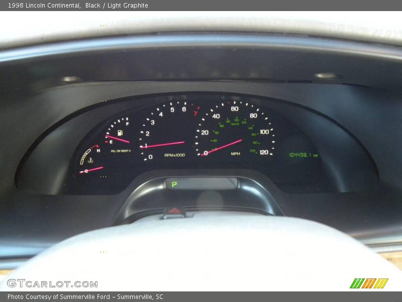 Black / Light Graphite 1998 Lincoln Continental