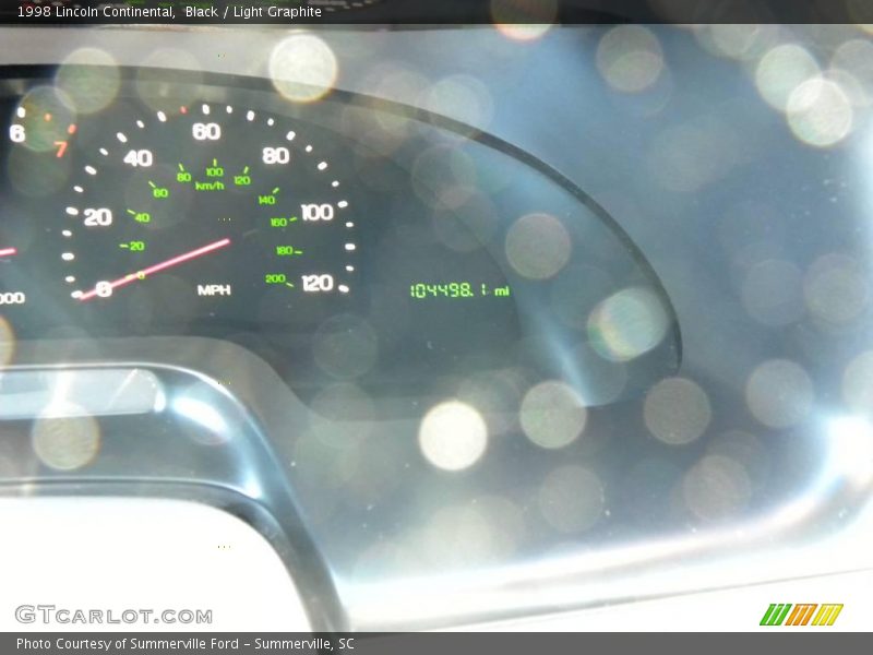 Black / Light Graphite 1998 Lincoln Continental