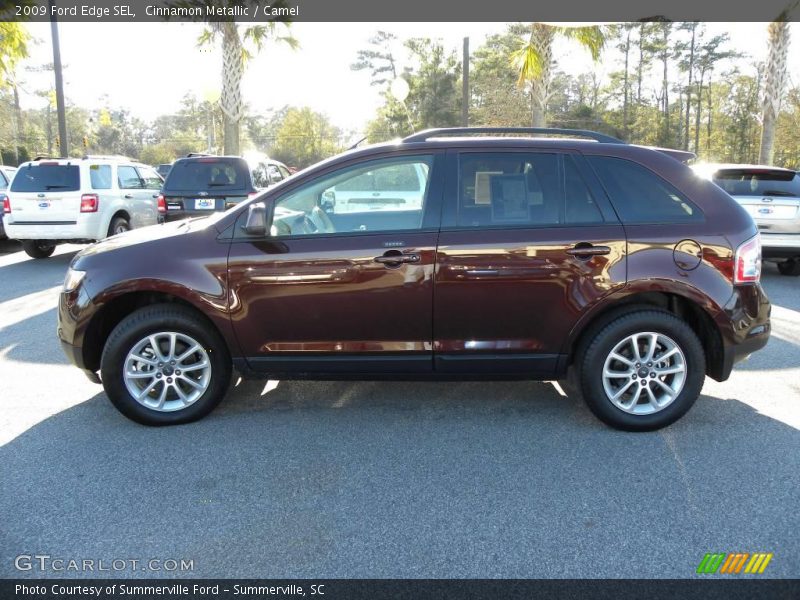 Cinnamon Metallic / Camel 2009 Ford Edge SEL