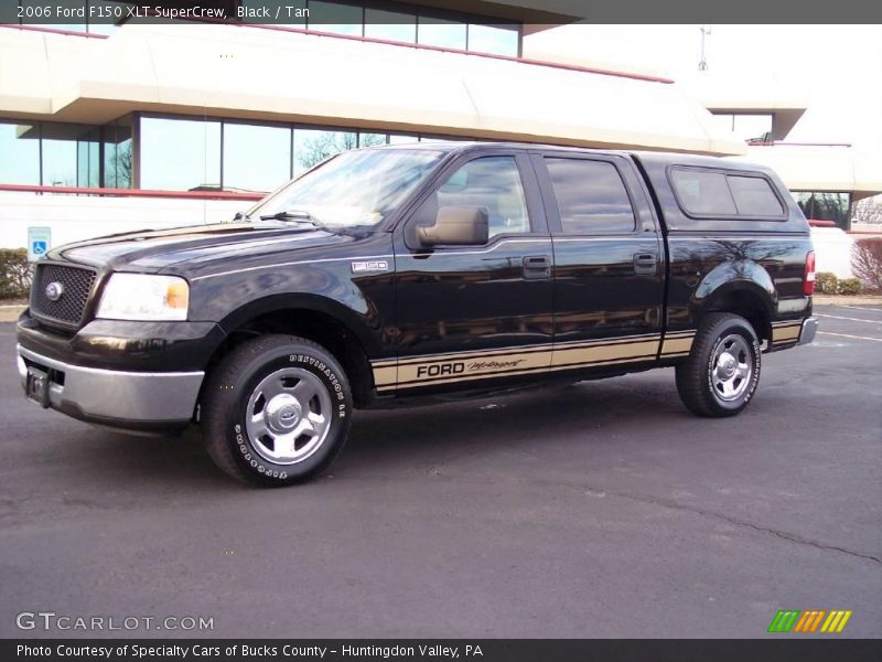 Black / Tan 2006 Ford F150 XLT SuperCrew