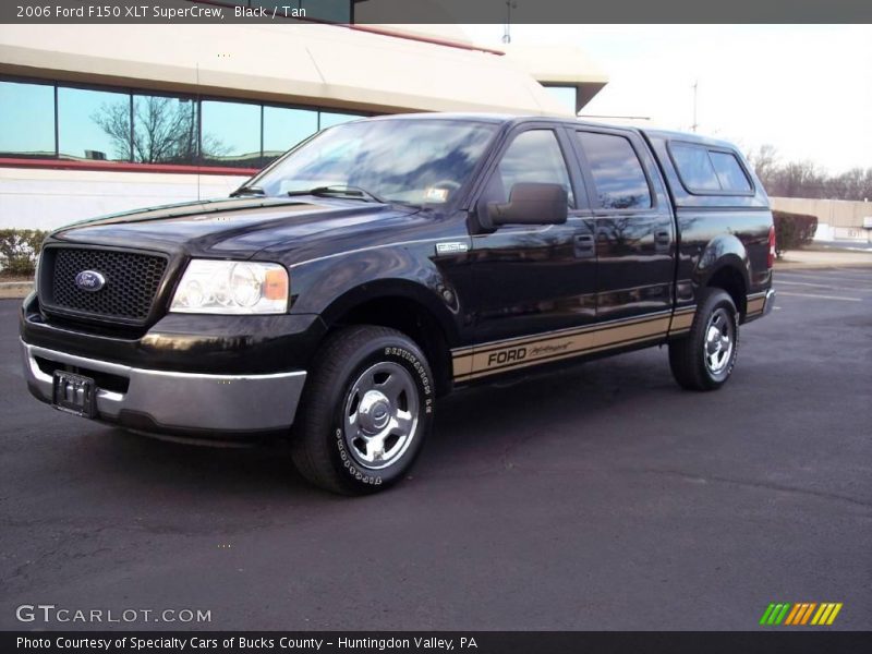 Black / Tan 2006 Ford F150 XLT SuperCrew