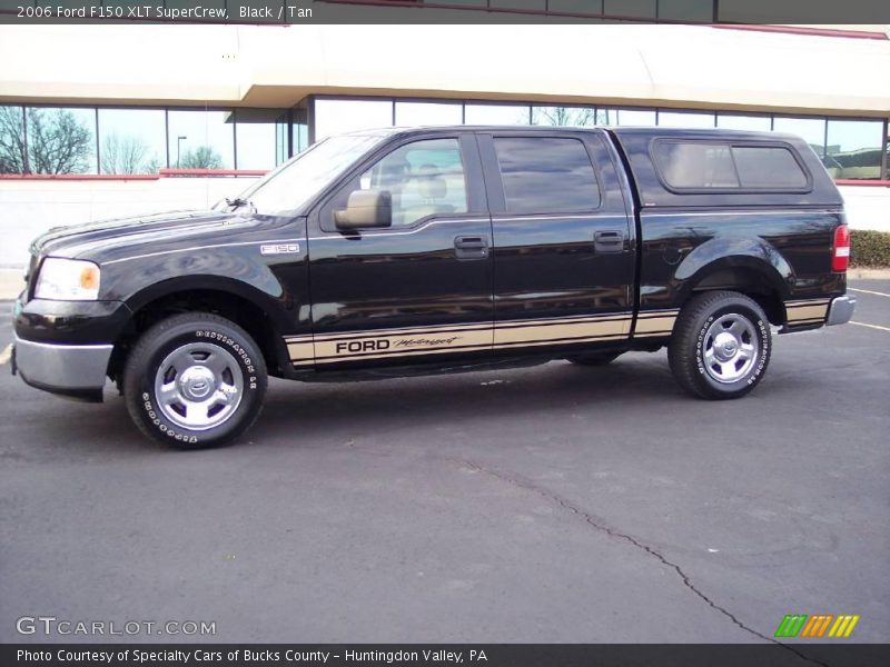 Black / Tan 2006 Ford F150 XLT SuperCrew