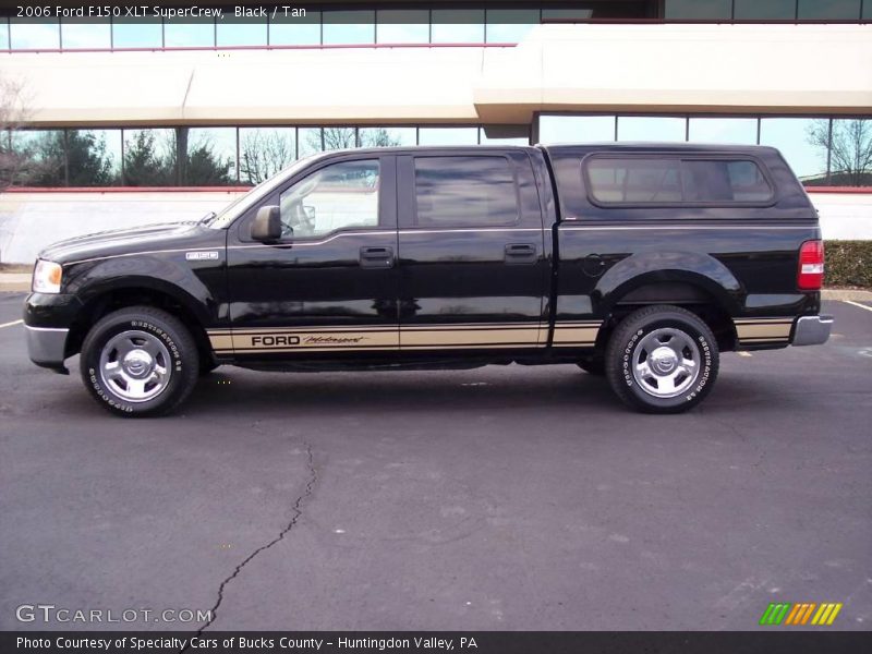 Black / Tan 2006 Ford F150 XLT SuperCrew