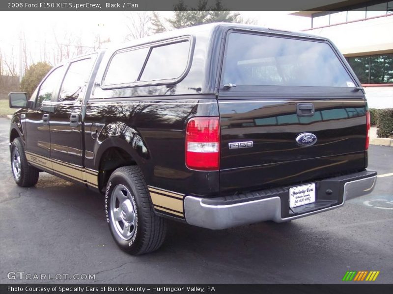Black / Tan 2006 Ford F150 XLT SuperCrew