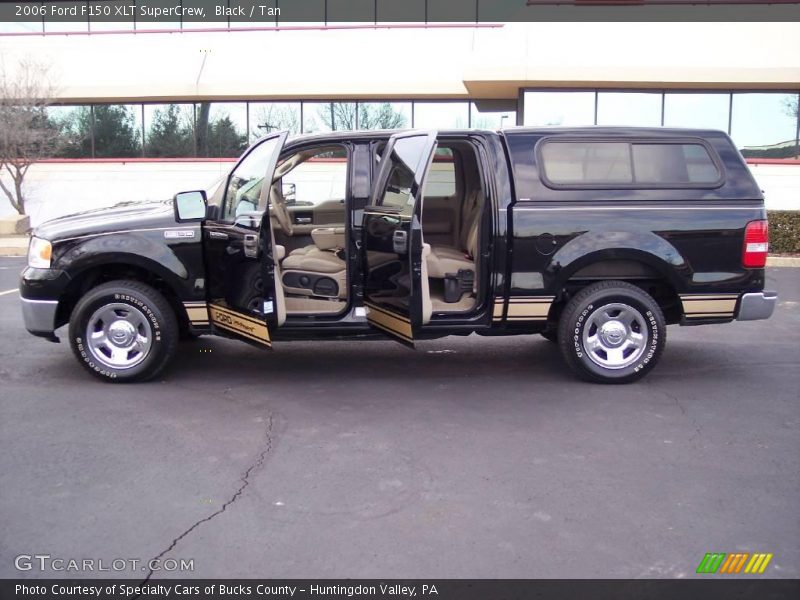 Black / Tan 2006 Ford F150 XLT SuperCrew