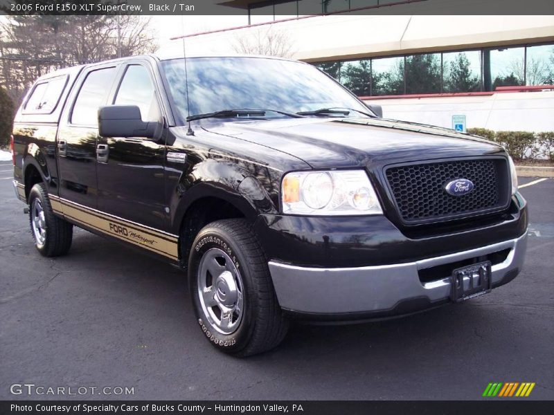 Black / Tan 2006 Ford F150 XLT SuperCrew