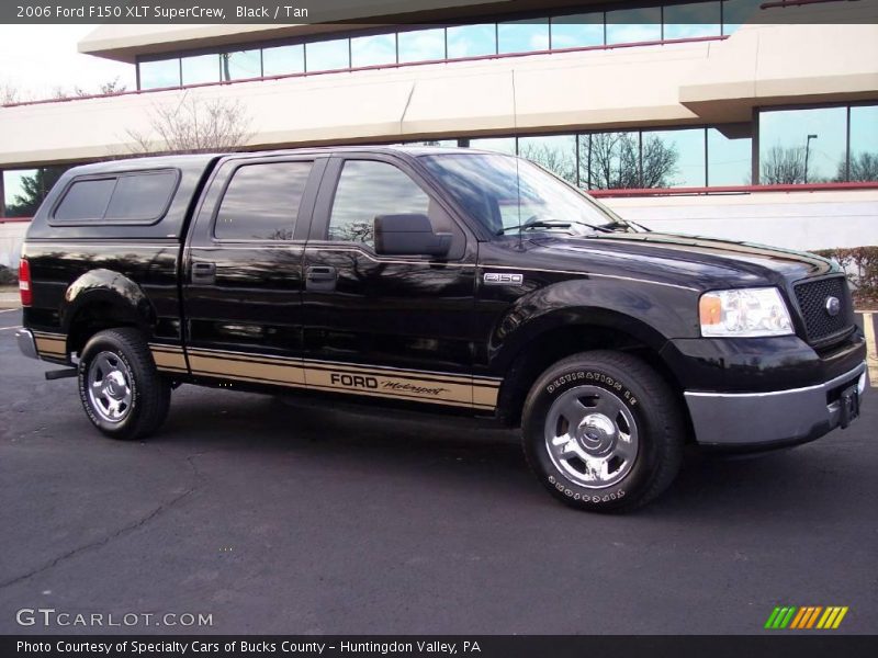 Black / Tan 2006 Ford F150 XLT SuperCrew