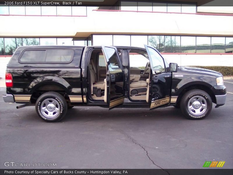 Black / Tan 2006 Ford F150 XLT SuperCrew