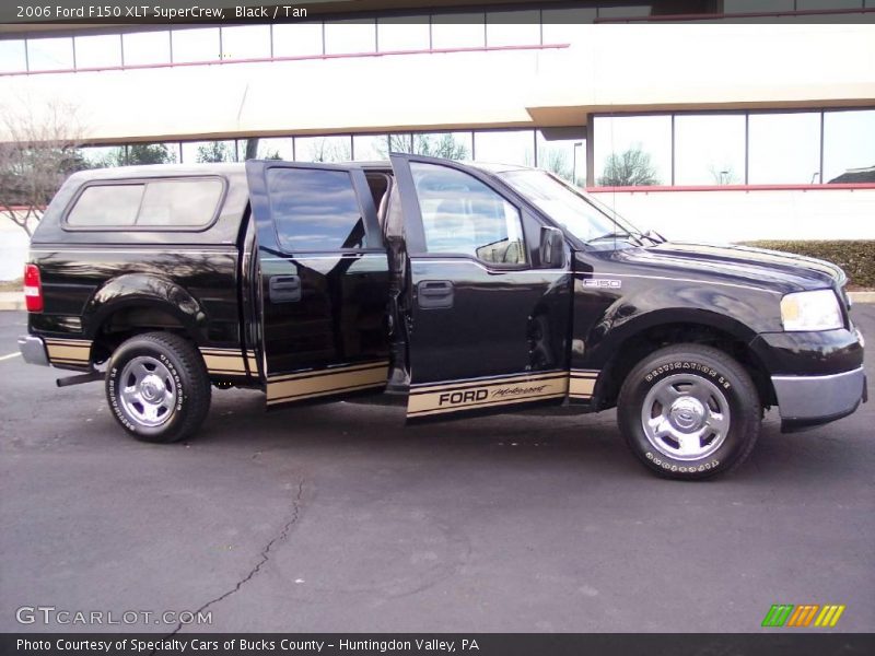 Black / Tan 2006 Ford F150 XLT SuperCrew