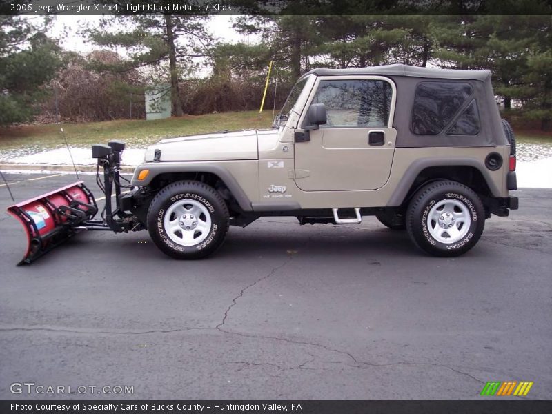 Light Khaki Metallic / Khaki 2006 Jeep Wrangler X 4x4
