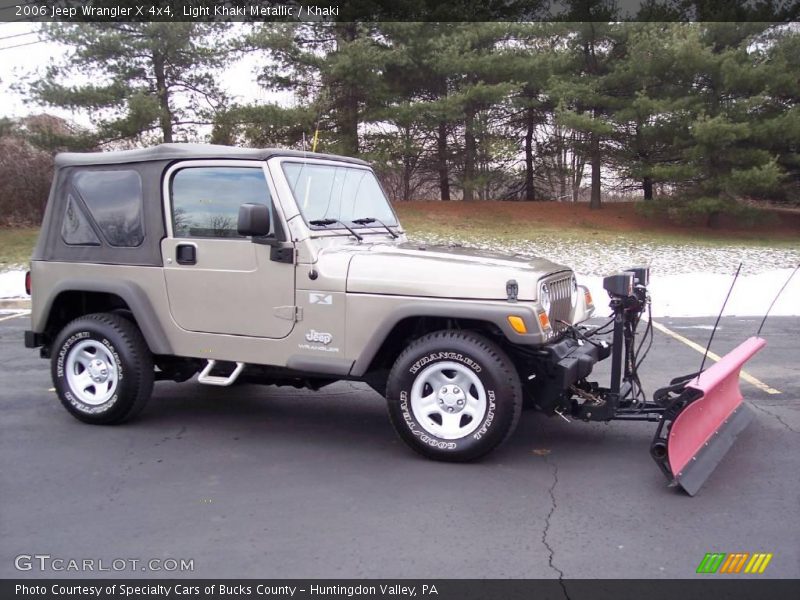 Light Khaki Metallic / Khaki 2006 Jeep Wrangler X 4x4