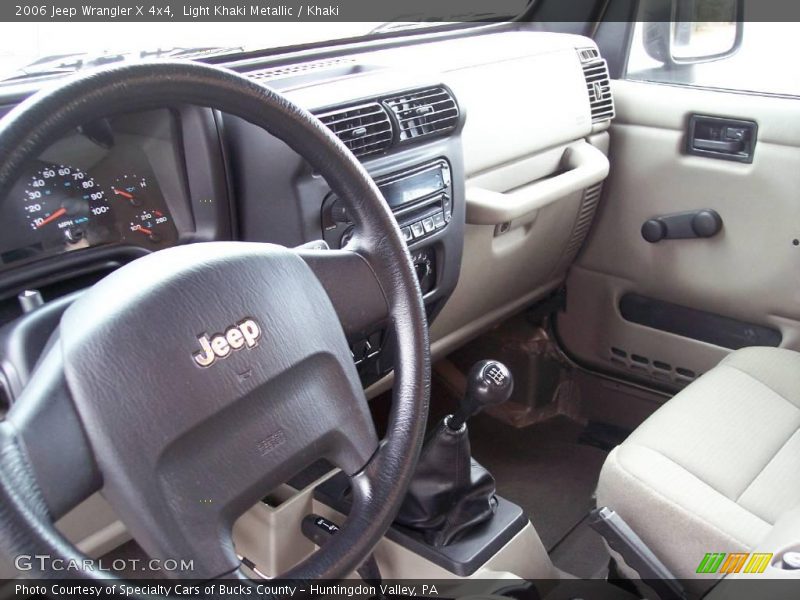 Light Khaki Metallic / Khaki 2006 Jeep Wrangler X 4x4