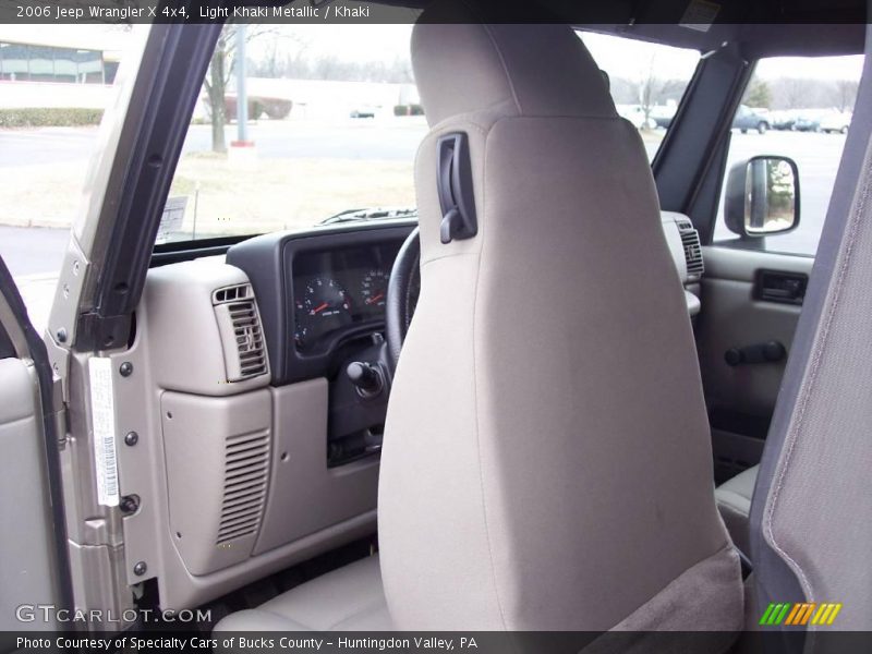 Light Khaki Metallic / Khaki 2006 Jeep Wrangler X 4x4