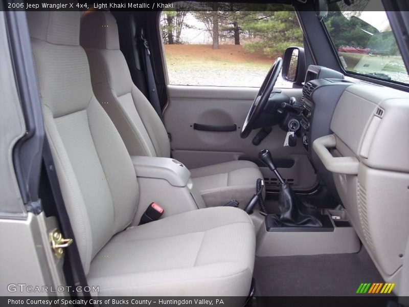 Light Khaki Metallic / Khaki 2006 Jeep Wrangler X 4x4
