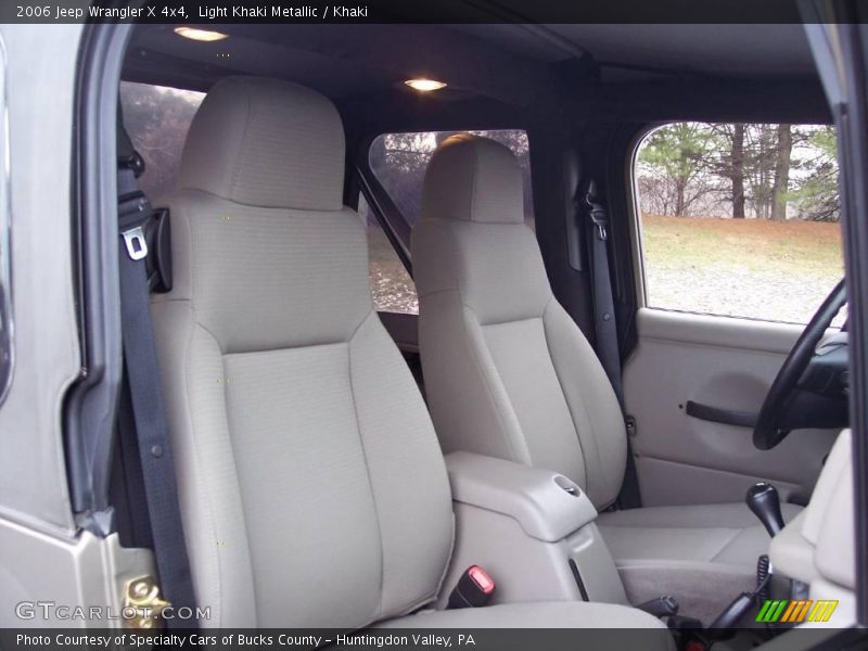 Light Khaki Metallic / Khaki 2006 Jeep Wrangler X 4x4