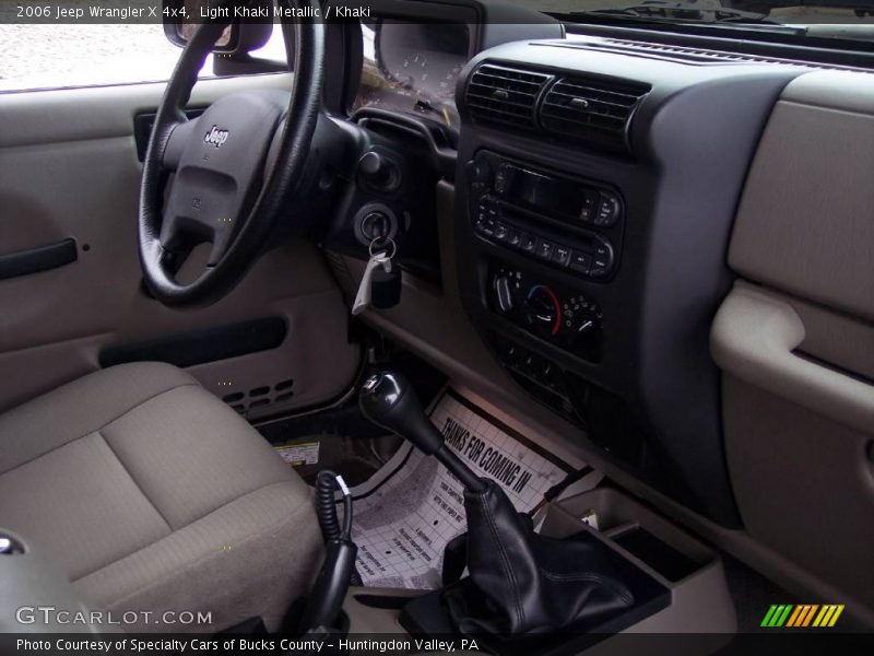 Light Khaki Metallic / Khaki 2006 Jeep Wrangler X 4x4