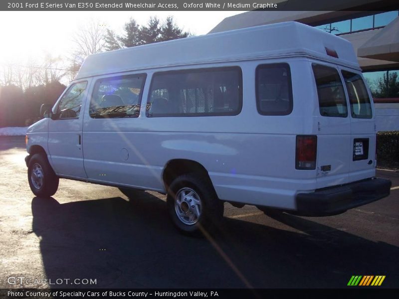 Oxford White / Medium Graphite 2001 Ford E Series Van E350 Extended Wheelchair Access