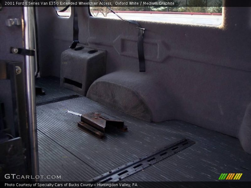Oxford White / Medium Graphite 2001 Ford E Series Van E350 Extended Wheelchair Access